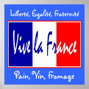 Vive La France - For Bistro, Wine Bar, Kitchen! Poster
