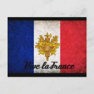 Vive la France Postcard