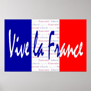Vive La France Poster, French Food, Wine, Sports Poster