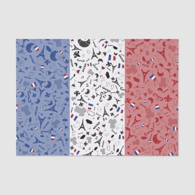 Vive la France Tissue Paper (Front)