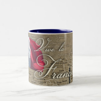 Vive la France Two-Tone Coffee Mug