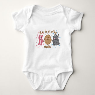Vive la poutine râpée!! baby bodysuit