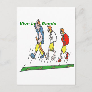 VIVE LA RANDONNEE 1.PNG POSTCARD