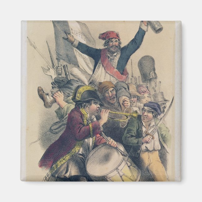 Vive la Republique, 1848 Magnet (Front)