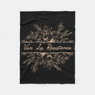 Vive La Resistance Fleece Blanket