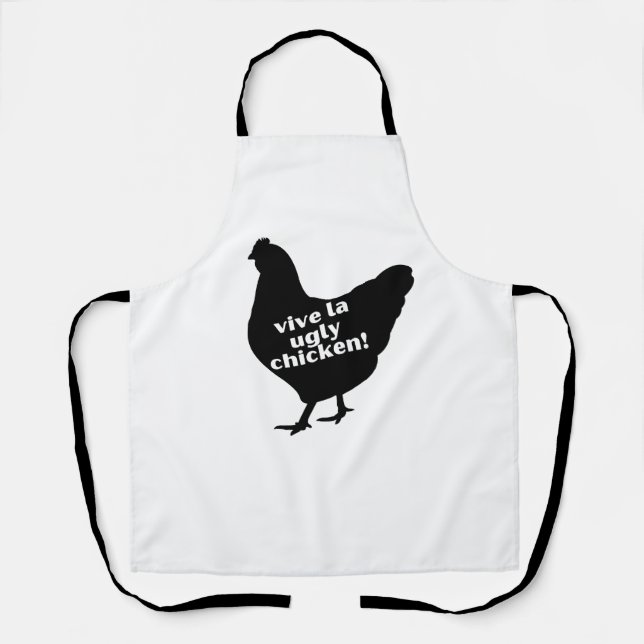 Vive la Ugly Chicken Apron (Front)