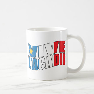 Vive l'acadie coffee mug