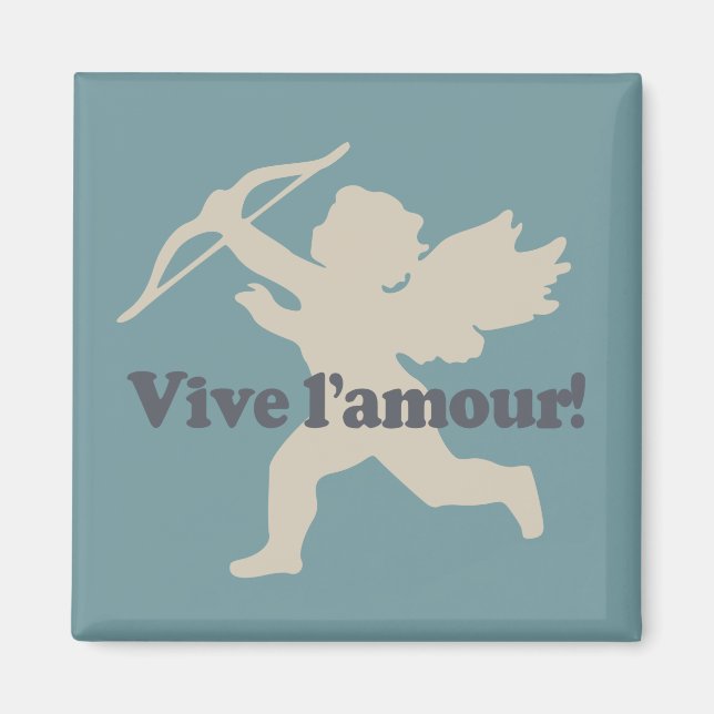 Vive L'amour Cupid magnets (Front)