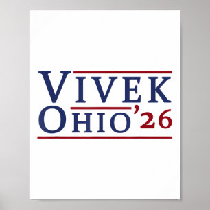 Vivek Ramaswamy For Governor Of Ohio 2026 Vivek 20 Poster