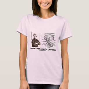 Vivekananda Each Soul Potentially Divine Be Free T-Shirt