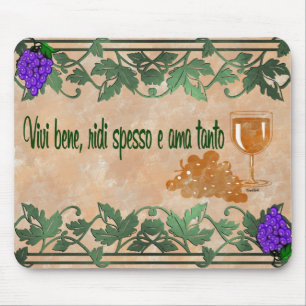 Vivi bene ridi spesso e ama tanto mouse mat