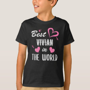 Vivian Name, Best Vivian in the World T-Shirt