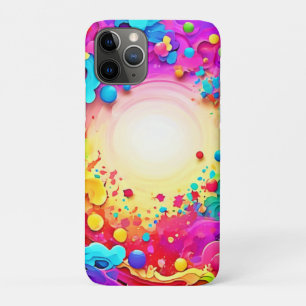 Vivid Abstract Colour Explosion Art iPhone 11 Pro Case