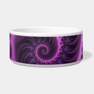 Vivid Abstract Cool Pink Purple Fractal Art Spiral
