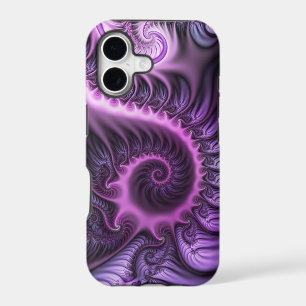 Vivid Abstract Cool Pink Purple Fractal Art Spiral