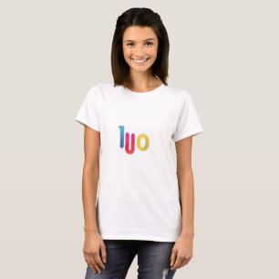Vivid Abstract Logo Design T-Shirt