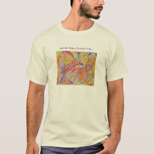 Vivid abstract mixed media T-Shirt