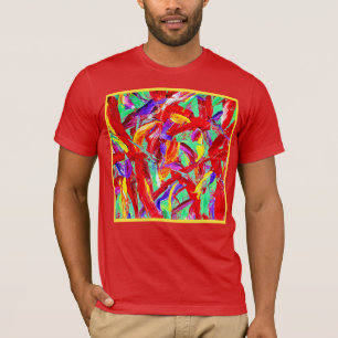 Vivid Abstract Pattern T-Shirt