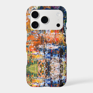 Vivid Abstraction – Oil Paint Chaos on Artist’s Pa