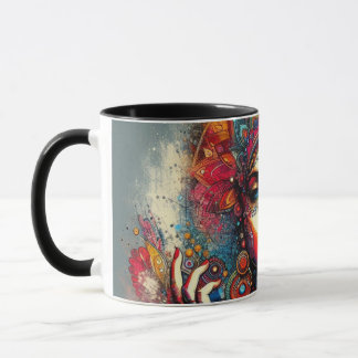 Vivid Aesthetic Portrait Mug