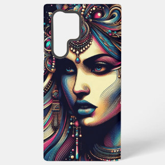 Vivid Aesthetic Portrait – Vibrant Art Design  Samsung Galaxy Case