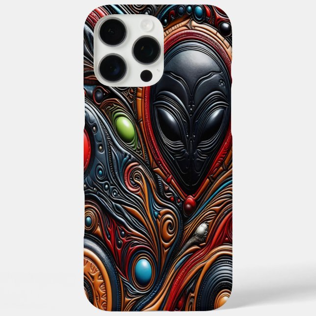 Vivid Alien Encounter Art Case-Mate iPhone Case (Back)