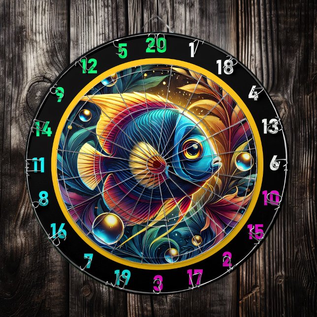 Vivid Aquarium Betta Dartboard Decor (Creator Uploaded)