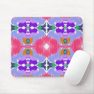 Vivid Aurora Kaleidoscope Electric Bloom Mouse Mat