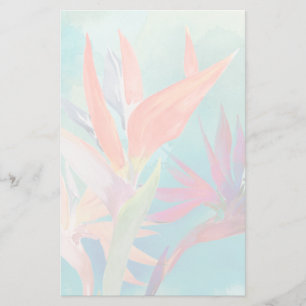 Vivid Birds of Paradise Stationery