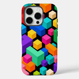 Vivid Blockscape iPhone 16 Pro Case