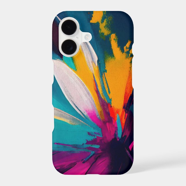 Vivid Bloom – Explosive Abstract Floral Energy (Back)