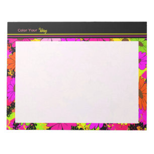 Vivid Bloom Vibes Notepad