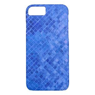 vivid blue diamond metallic tile iPhone 8/7 case