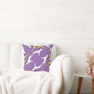Vivid Boxer Throw Pillow – Floral Pattern