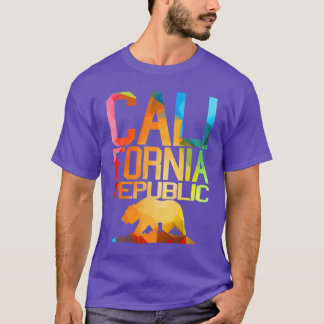 Vivid California Republic Bear T-Shirt