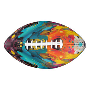 Vivid Chaos Splash Graffiti American Football