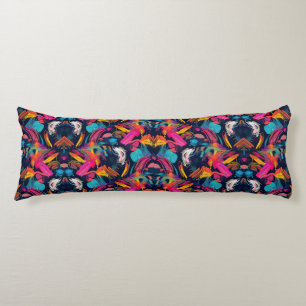 Vivid Chaos Splash Graffiti Body Cushion
