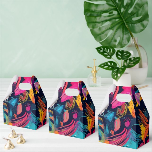 Vivid Chaos Splash Graffiti Favour Box (Multiple)