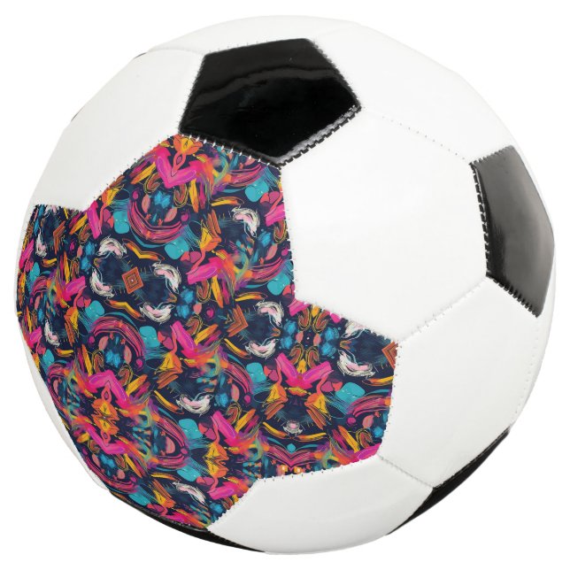 Vivid Chaos Splash Graffiti Football (Three Quarter)