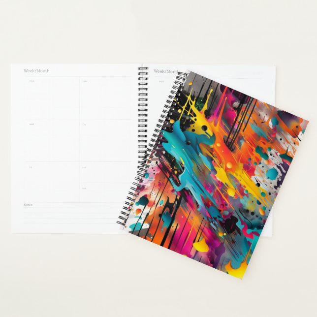 Vivid Chaos Splash Graffiti Planner (Display)