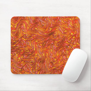Vivid clear red texture with yellow  shades mouse mat