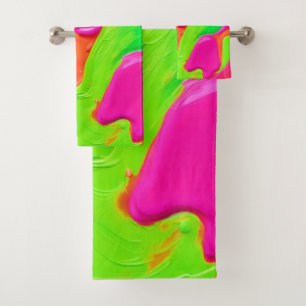 Vivid Colour Fusion Bath Towel Set