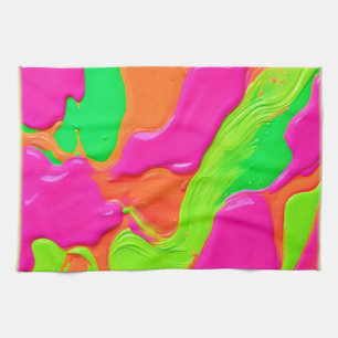 Vivid Colour Fusion Tea Towel