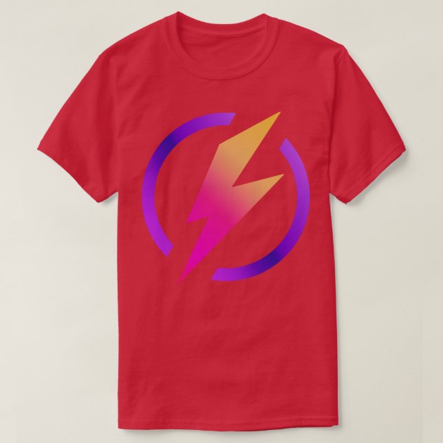 Vivid Colours Lightning T-Shirt (Design Front)