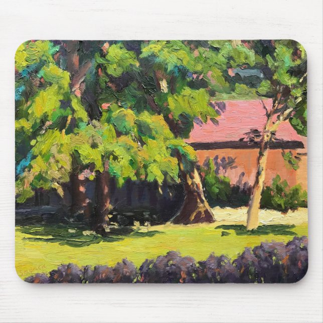 Vivid Colours on Big Tree Mouse Mat (Front)