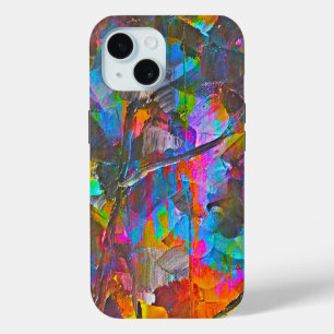 Vivid Colours Painting Artistic iPhone 15 Case