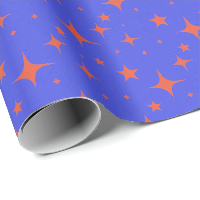 Vivid Cosmic Starry Gift Wrap (Roll Corner)