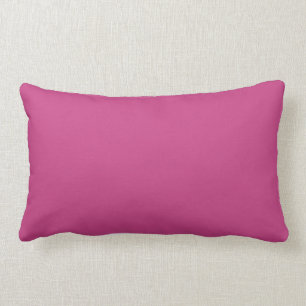 Vivid Dark Pink Solid Colour - Colour Trends - Hue Lumbar Cushion