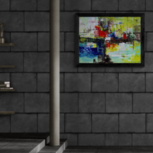 "Vivid Dreams", Abstract Art Canvas Print