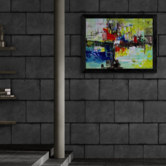 "Vivid Dreams", Abstract Art Canvas Print